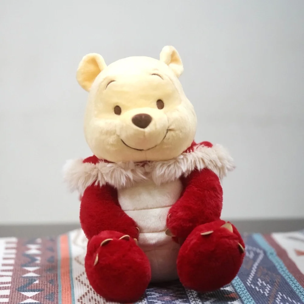 Disney Japan Authentic Pooh Plush Size M Red Year of the Dragon 2024 - NEW - Picture 4 of 8